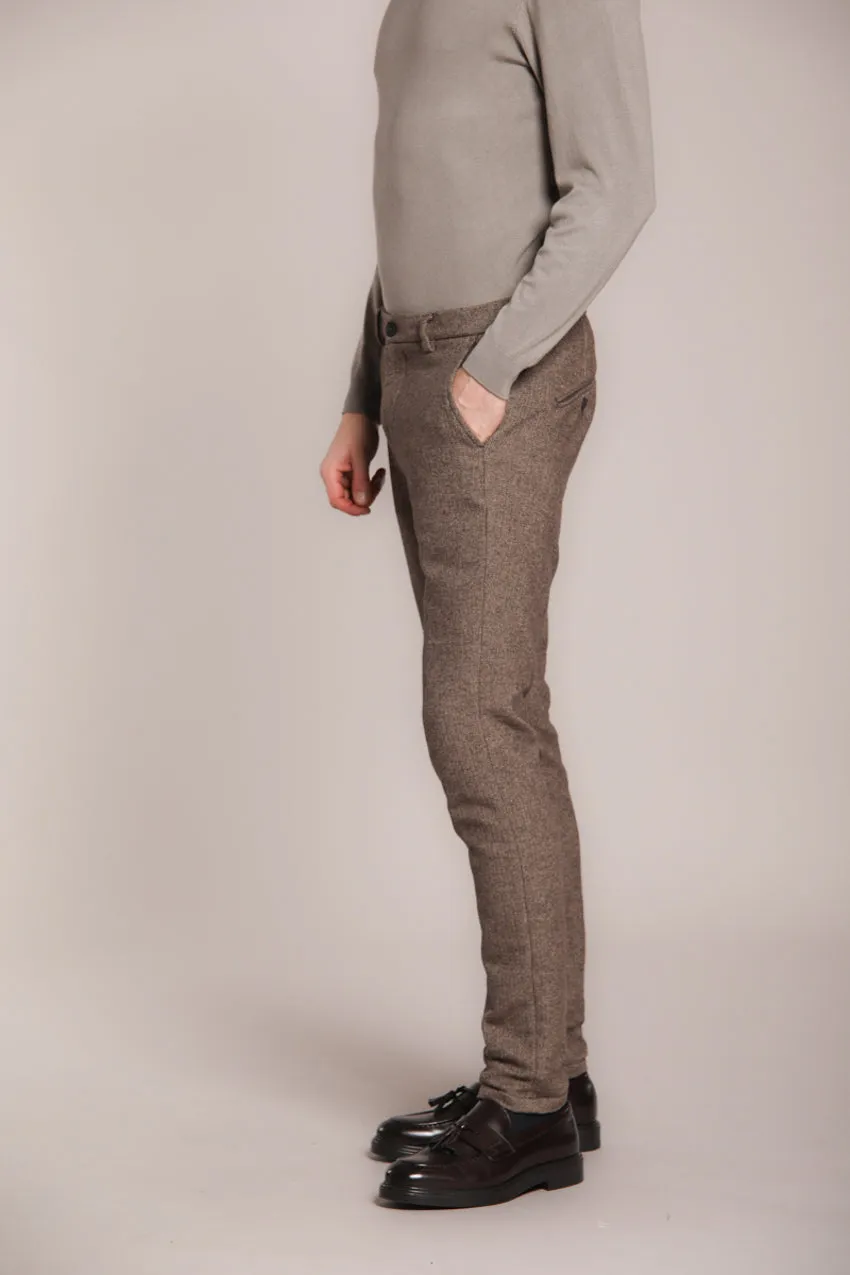 Osaka men's chino pants in bicolor resca carrot fit sold by Mason's product image thumbnail 5