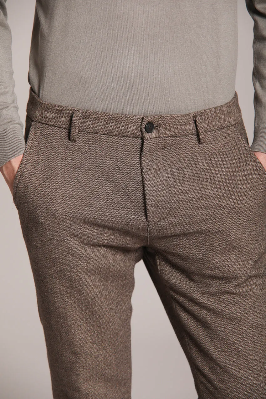 Osaka men's chino pants in bicolor resca carrot fit sold by Mason's product image thumbnail 2