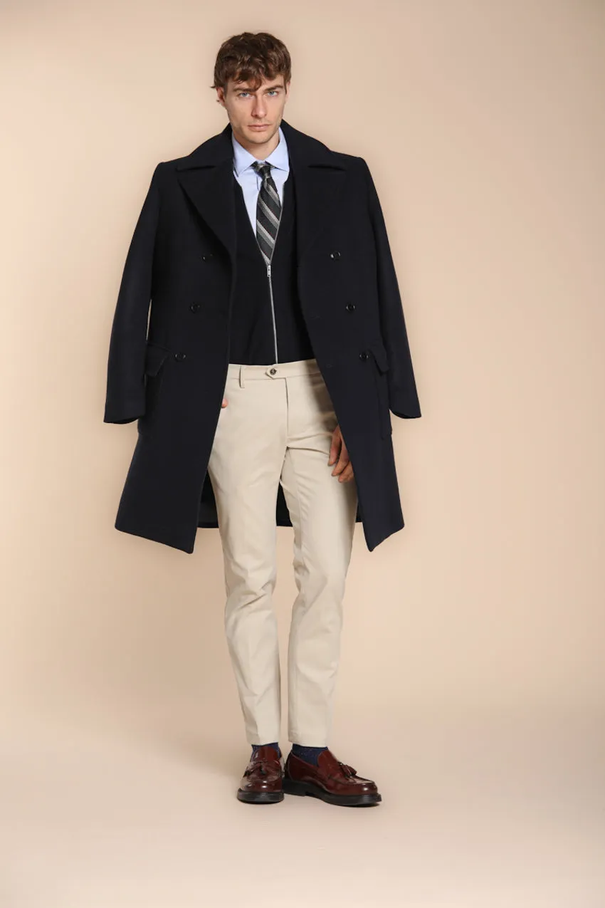 New York men's chino pants in piece-dyed gabardine regular fit sold by Mason's product image thumbnail 3