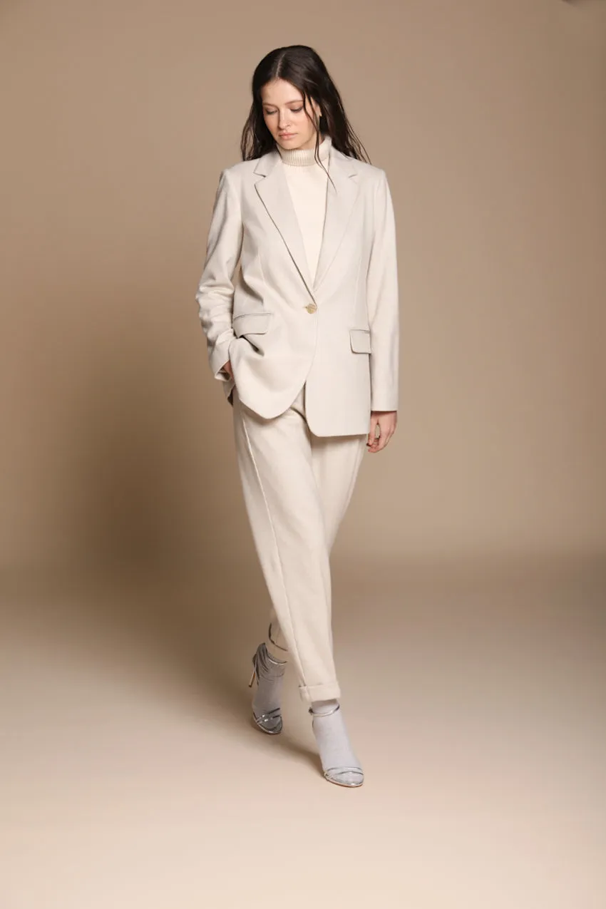 Irene women’s blazer in dot texture jersey sold by Mason's product image thumbnail 3