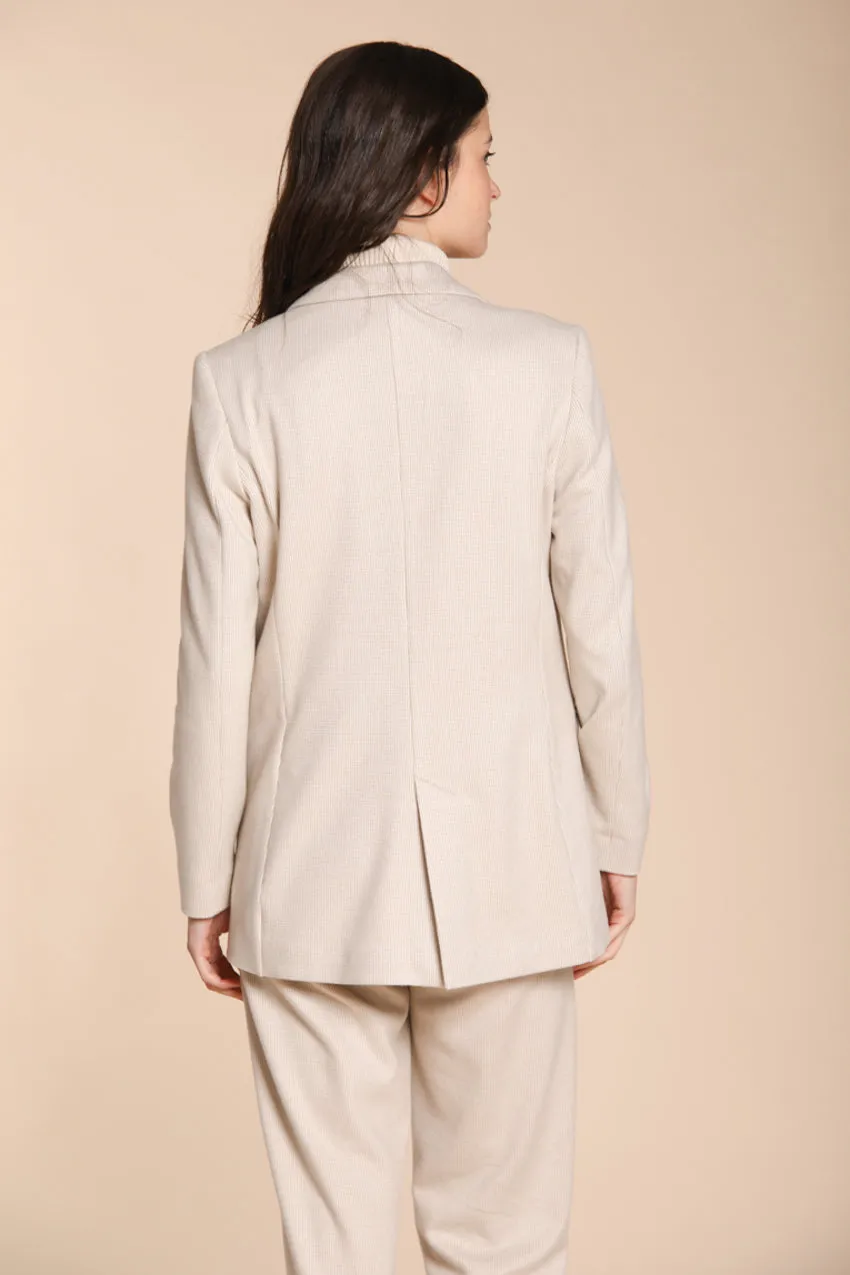 Irene women’s blazer in dot texture jersey sold by Mason's product image thumbnail 5