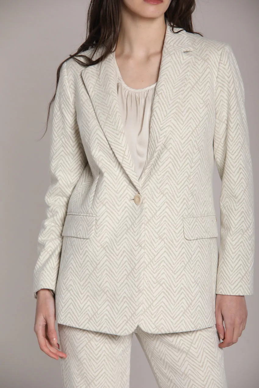 Irene long women’s blazer in jersey lurex sold by Mason's product image thumbnail 4