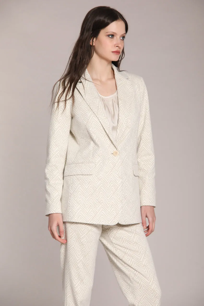 Irene long women’s blazer in jersey lurex sold by Mason's