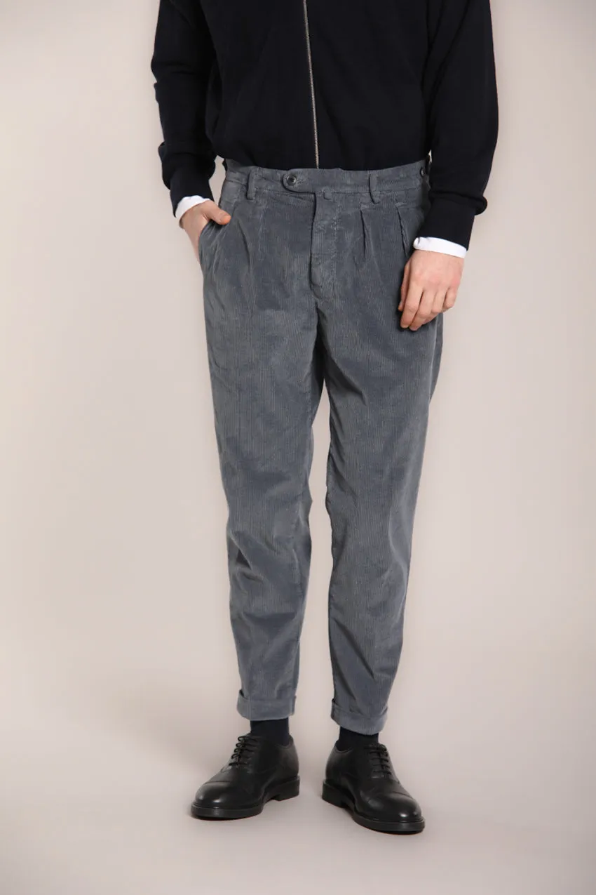 Don Johnson 2 Pinces men’s chino pants in 500-wale corduroy carrot fit sold by Mason's product image thumbnail 2