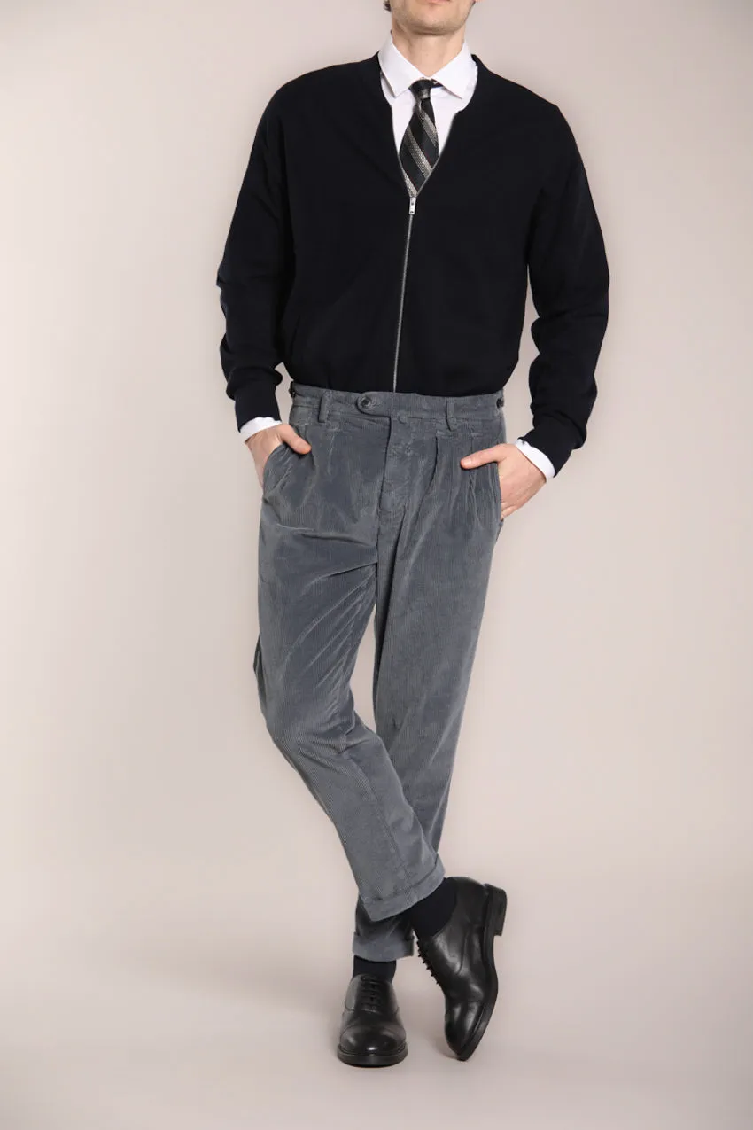 Don Johnson 2 Pinces men’s chino pants in 500-wale corduroy carrot fit sold by Mason's product image thumbnail 4