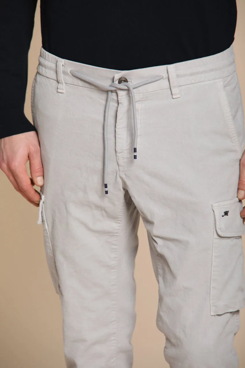 Chile Jogger men's cargo trousers in 1500-wale velvet extra slim fit sold by Mason's product image thumbnail 2