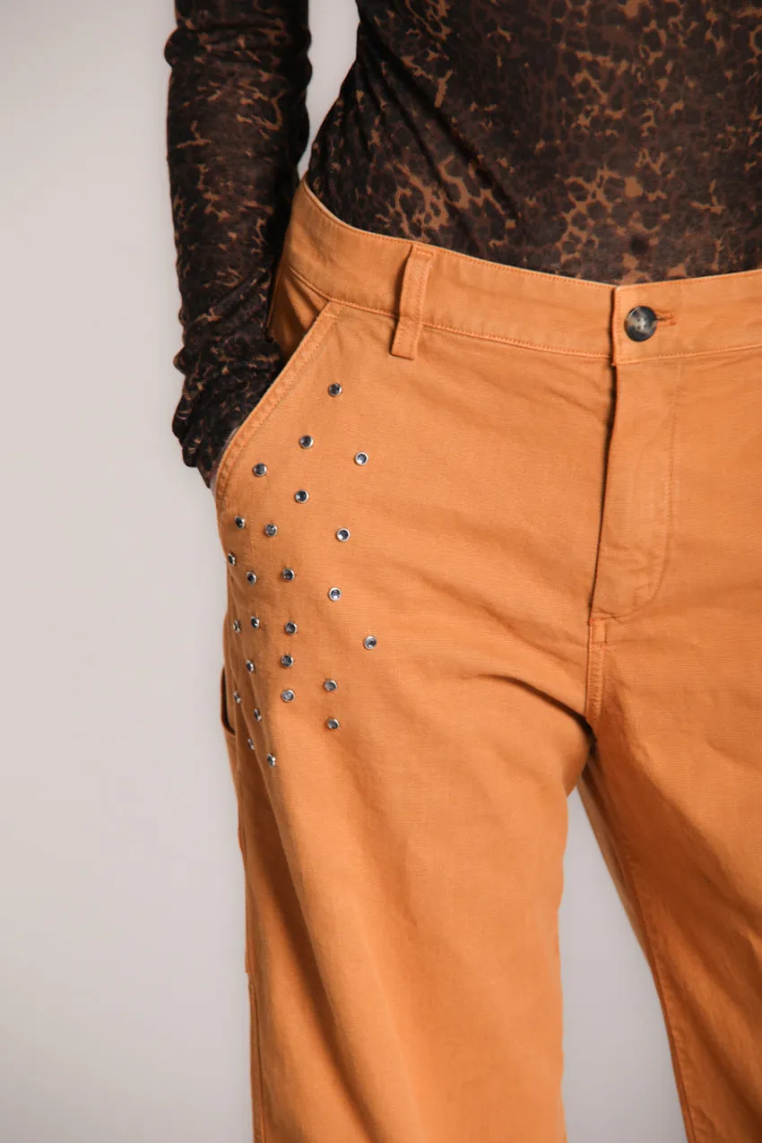 Dallas Wide Work women’s cargo pant in flamed panama wide leg sold by Mason's product image thumbnail 2