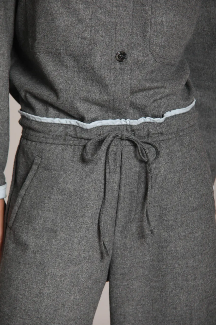 New York Studio Elax women’s solid wool chino pant wide leg sold by Mason's product image thumbnail 3