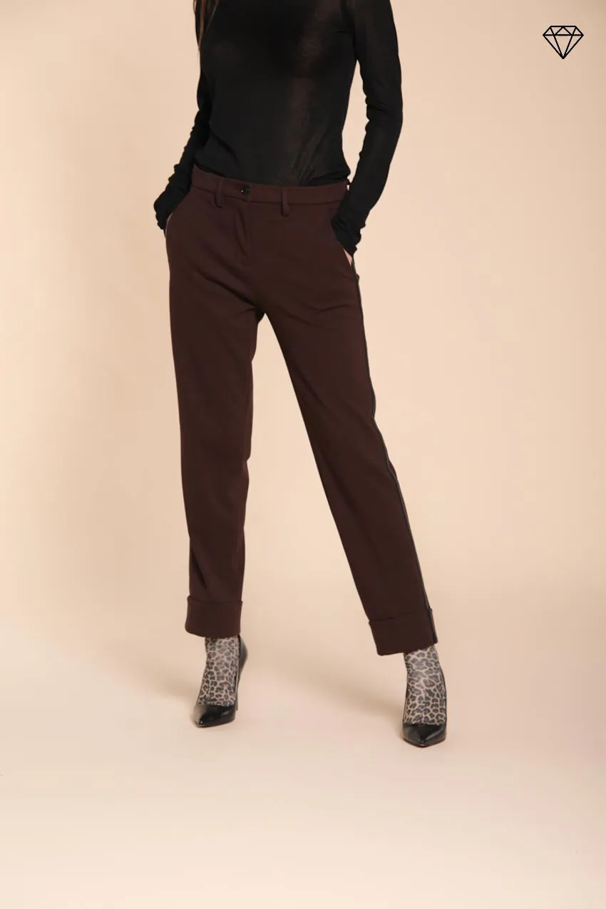 New York Carrot women’s chino pants in technical jersey carrot fit ① sold by Mason's product image thumbnail 2