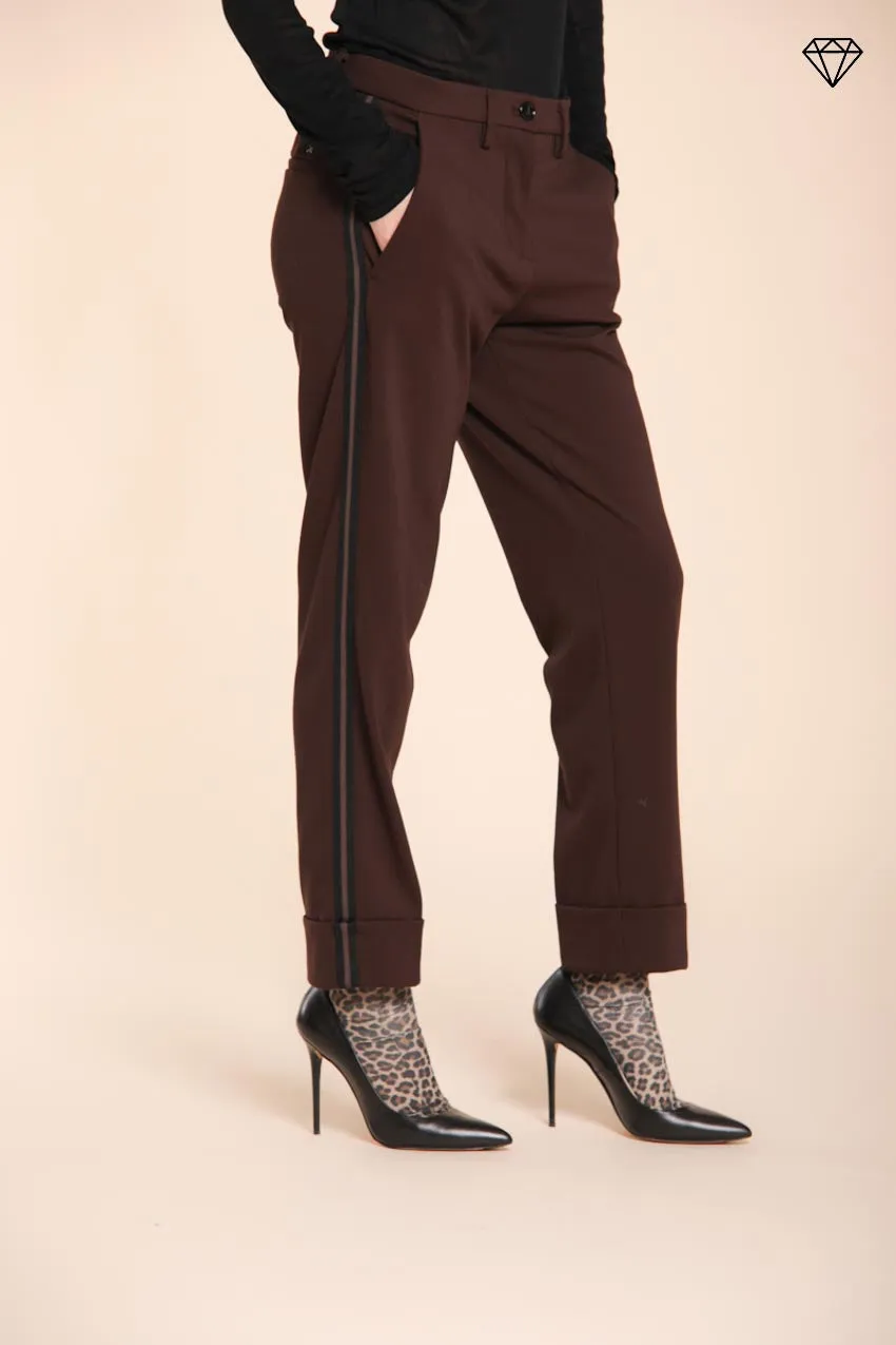 New York Carrot women’s chino pants in technical jersey carrot fit ① sold by Mason's product image thumbnail 5