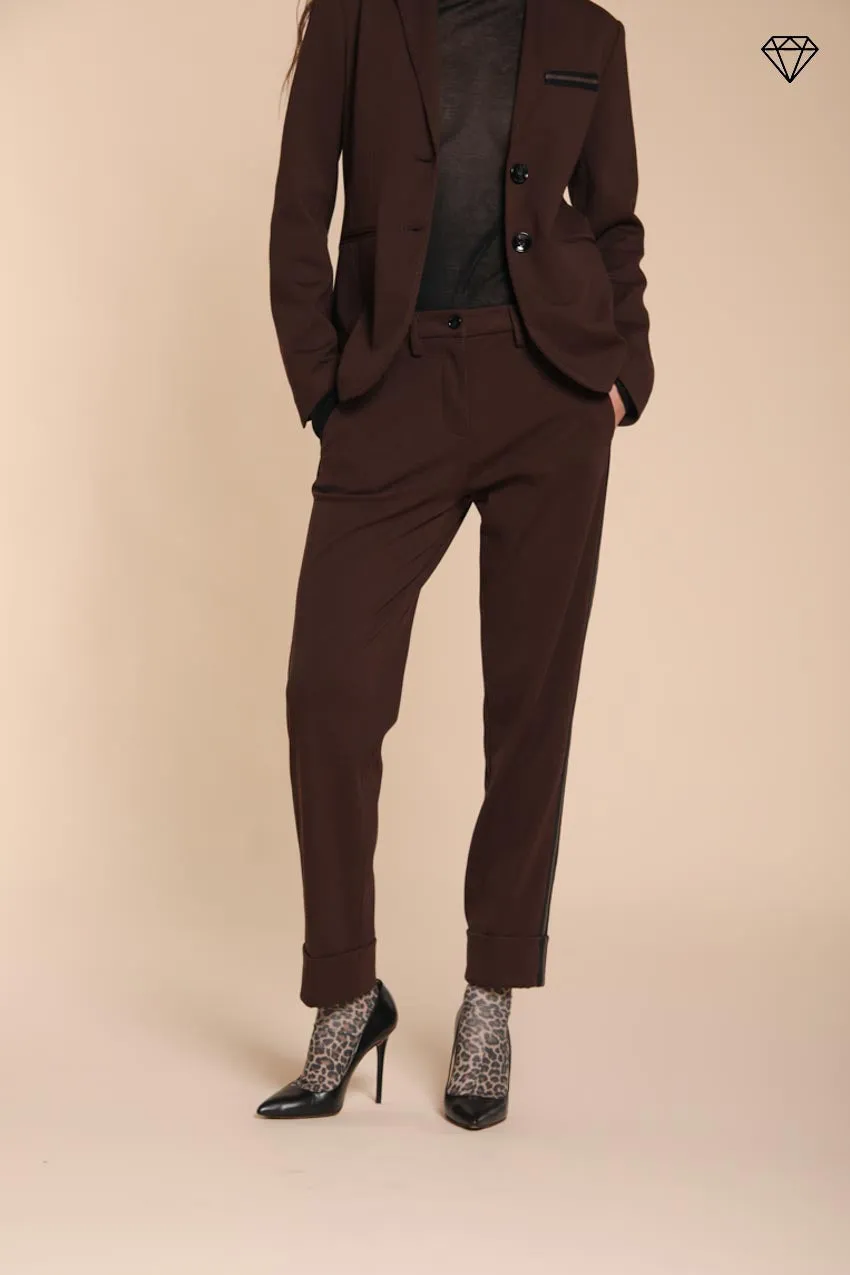 New York Carrot women’s chino pants in technical jersey carrot fit ① sold by Mason's product image thumbnail 4