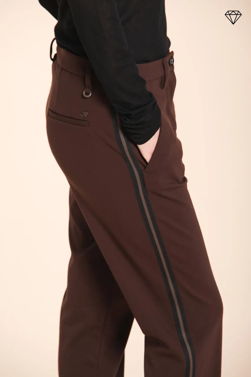 New York Carrot women’s chino pants in technical jersey carrot fit ① sold by Mason's product image thumbnail 3