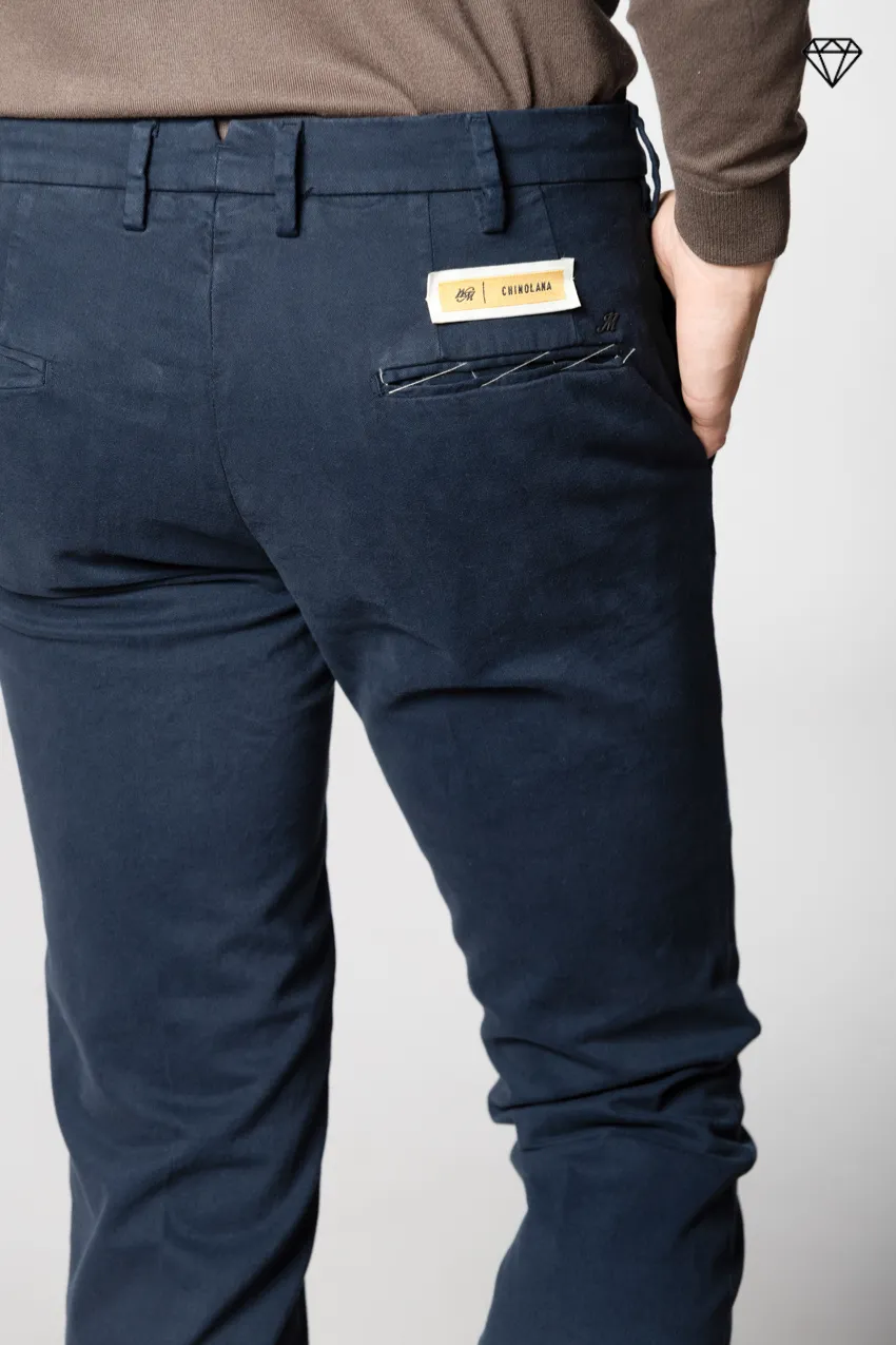 New York Sartoriale men's chino pants tailored in cotton and wool regular fit ① sold by Mason's product image thumbnail 2