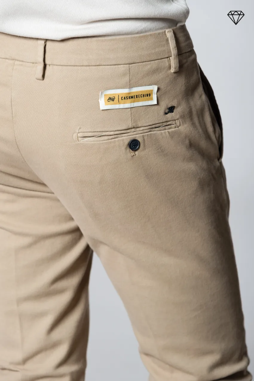 Torino men's chino pants in cotton cashmere slim fit ① sold by Mason's product image thumbnail 2