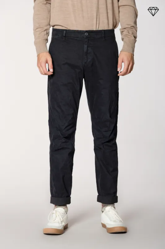 John Coolkhinos men’s chino pants in gabardine logo edition carrot fit ① sold by Mason's