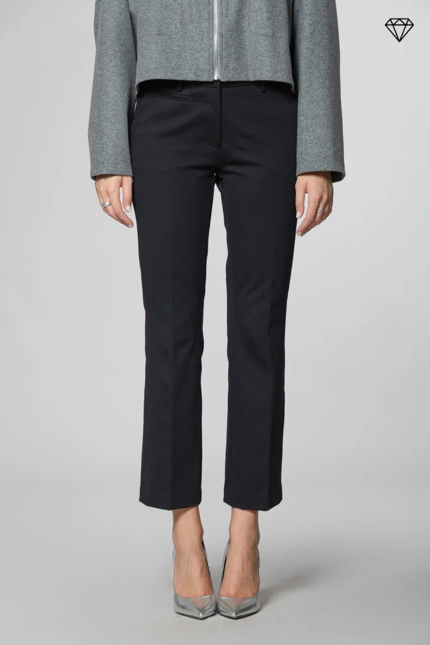 New York Trumpet women’s chino trousers in technical jersey slim fit ① sold by Mason's