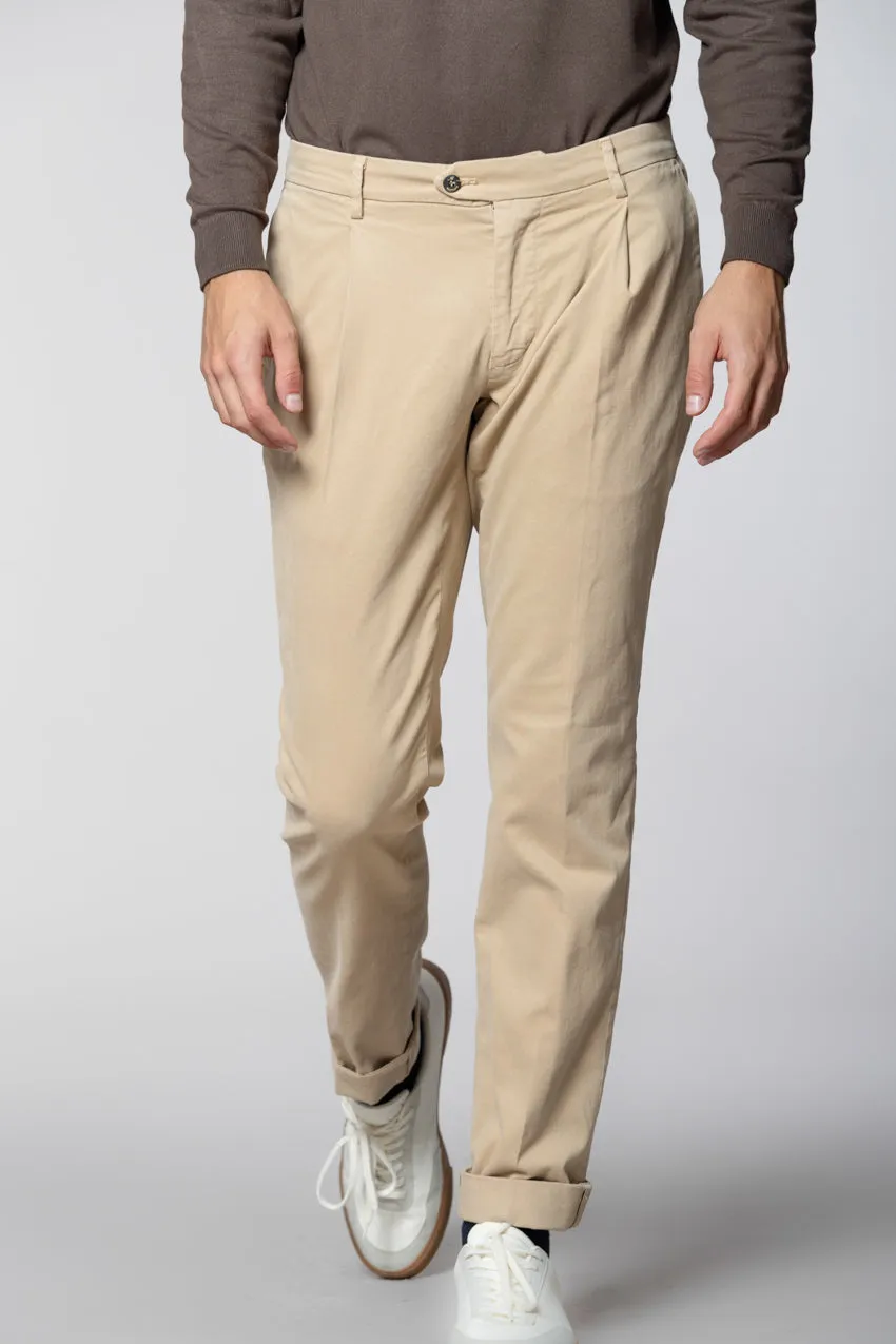 New York Time 1 Pinces men's chino pants in gabardine regular fit sold by Mason's product image thumbnail 3