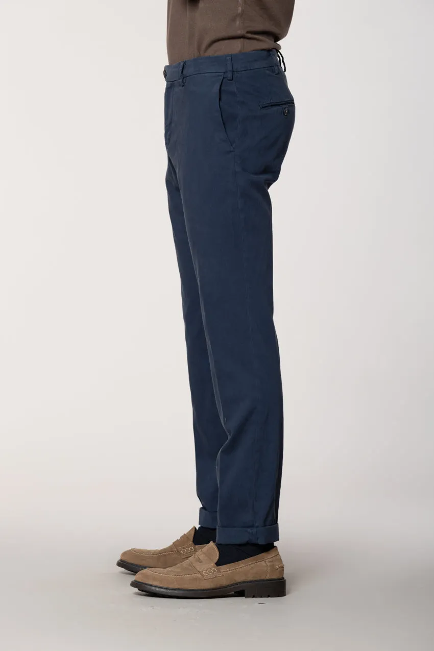 New York Sartoriale men's chino pants tailored in cotton silk regular fit sold by Mason's product image thumbnail 4