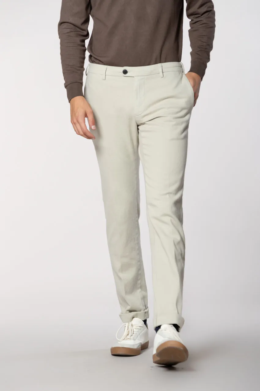 New York Sartoriale men's chino pants tailored in cotton cashmere regular fit sold by Mason's product image thumbnail 3