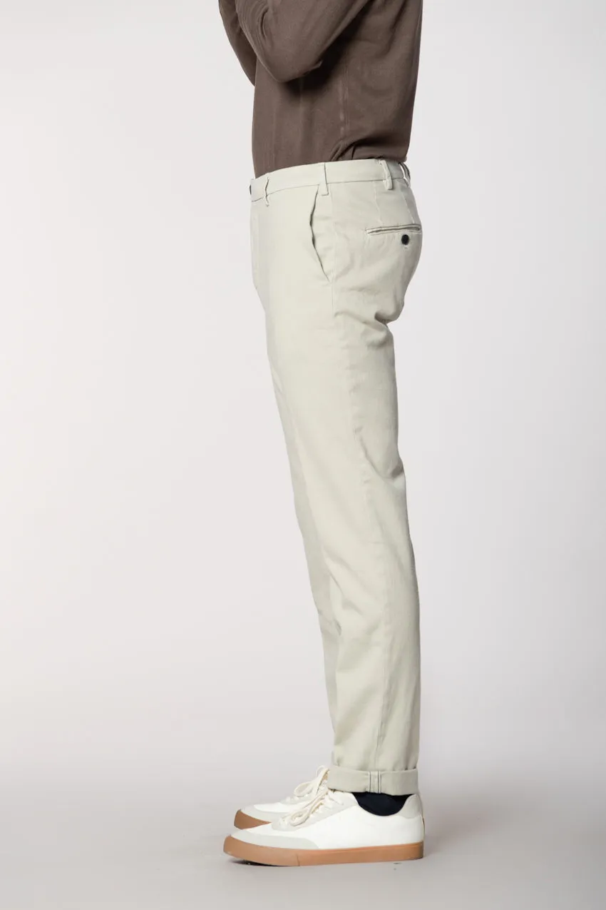 New York Sartoriale men's chino pants tailored in cotton cashmere regular fit sold by Mason's product image thumbnail 4