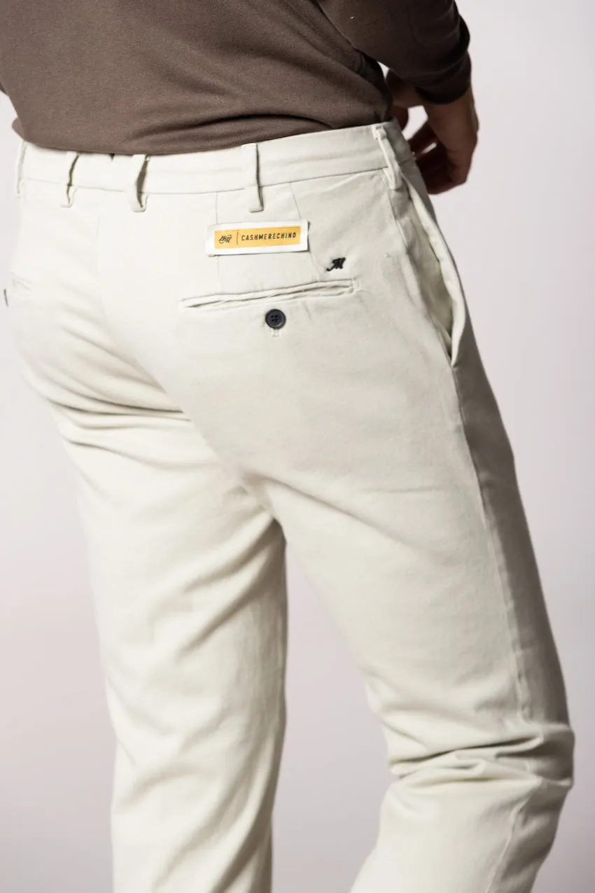 New York Sartoriale men's chino pants tailored in cotton cashmere regular fit sold by Mason's product image thumbnail 2