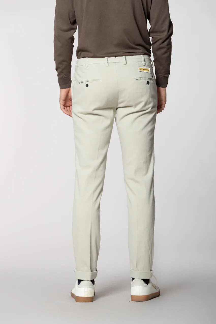 New York Sartoriale men's chino pants tailored in cotton cashmere regular fit sold by Mason's product image thumbnail 5