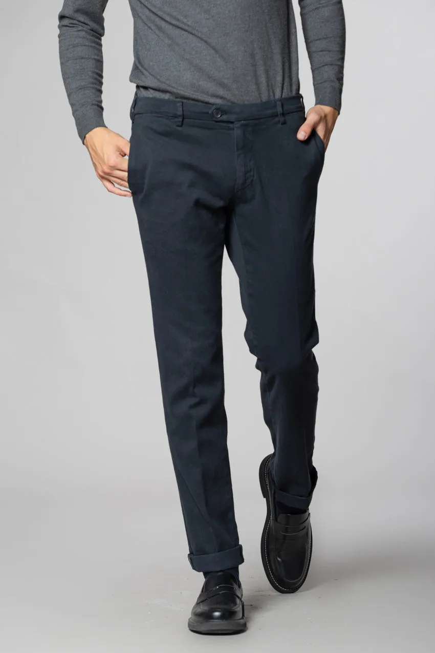 New York Sartoriale men's chino pants tailored in cotton cashmere regular fit sold by Mason's product image thumbnail 3