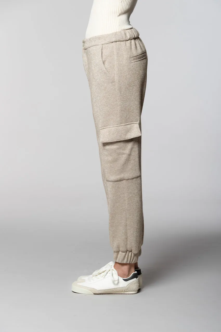 Easy Cargo women’s cargo pants in jersey lurex relaxed fit sold by Mason's product image thumbnail 5