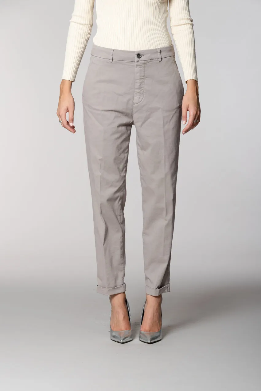 New York Cozy women’s chino pants in gabardine carrot fit sold by Mason's