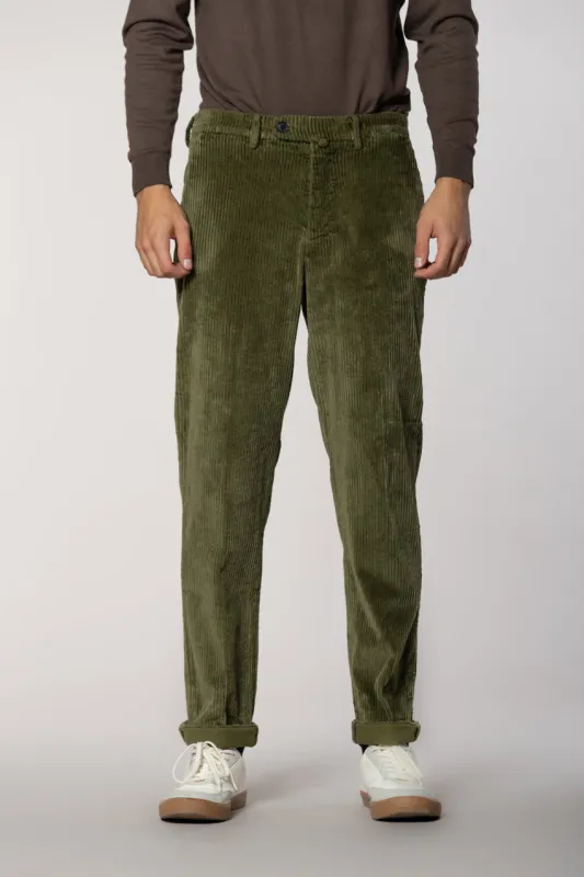 Boston men’s chino pants in wide-wale corduroy relaxed fit

 sold by Mason's