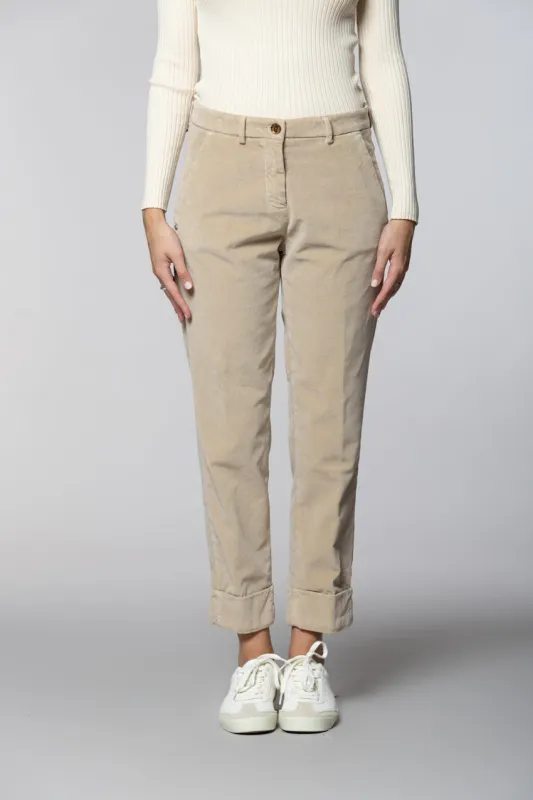 New York Carrot women’s chino pants in velvet carrot fit sold by Mason's