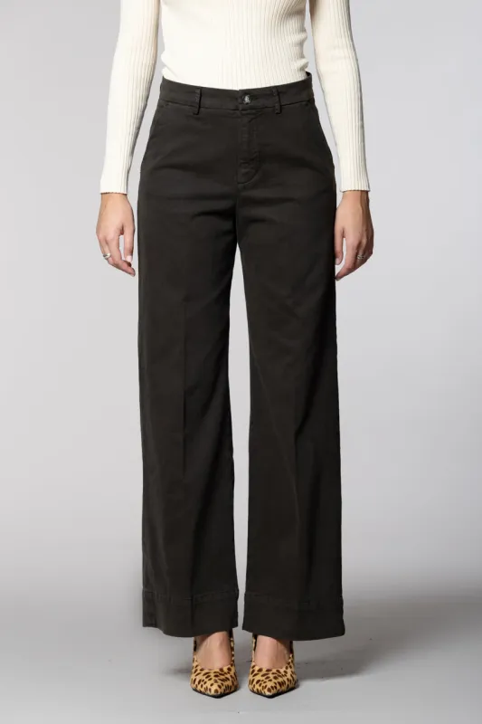 New York Studio women’s chino pants in cotton-wool blend wide leg  sold by Mason's