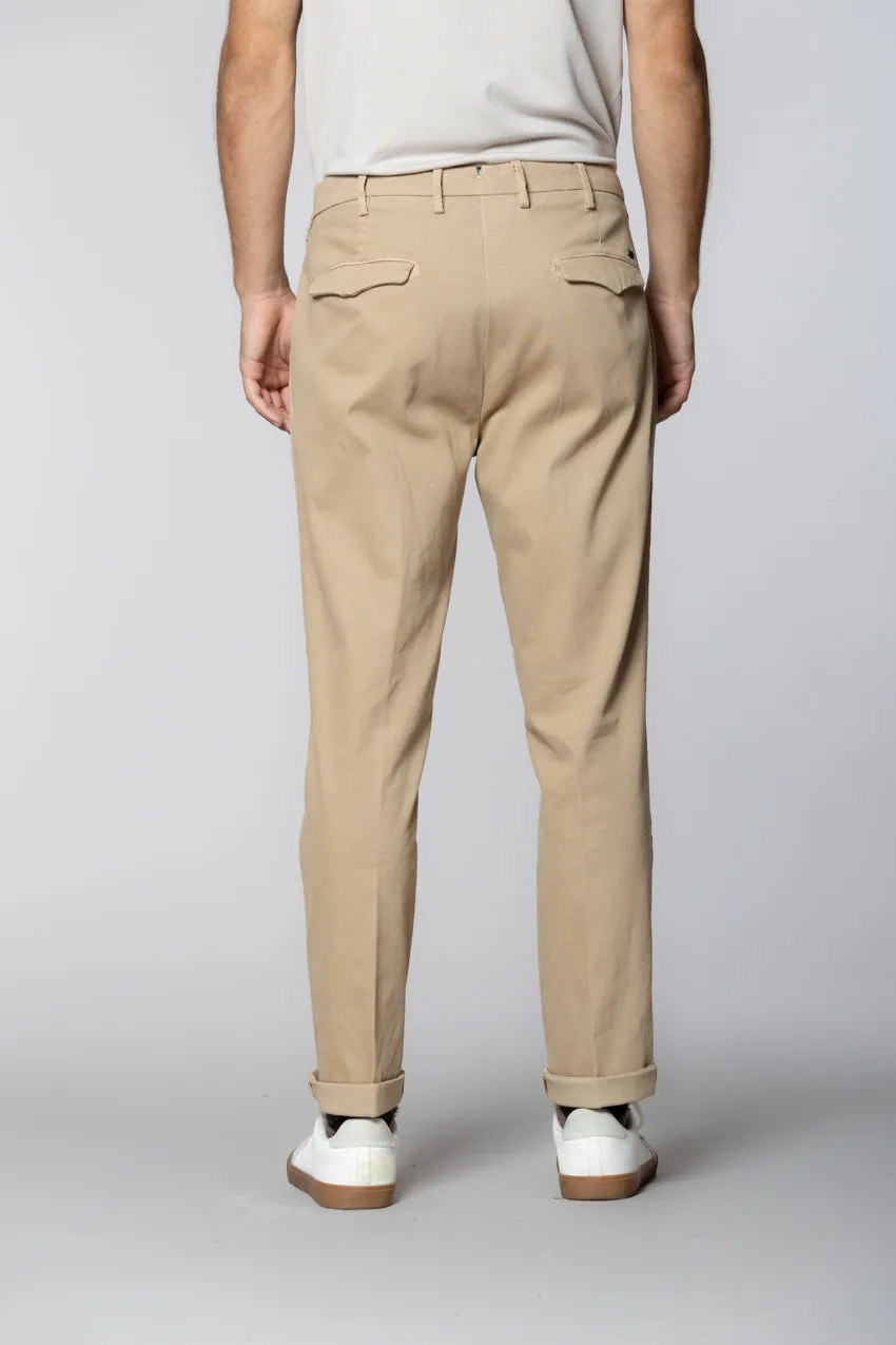 Boston 2 Pinces men's chino pants in tricot relaxed fit sold by Mason's product image thumbnail 5