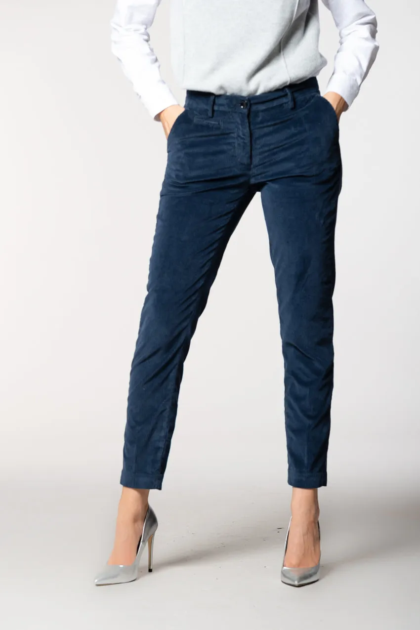 New York Slim women’s chino trousers in corduroy slim fit sold by Mason's product image thumbnail 3
