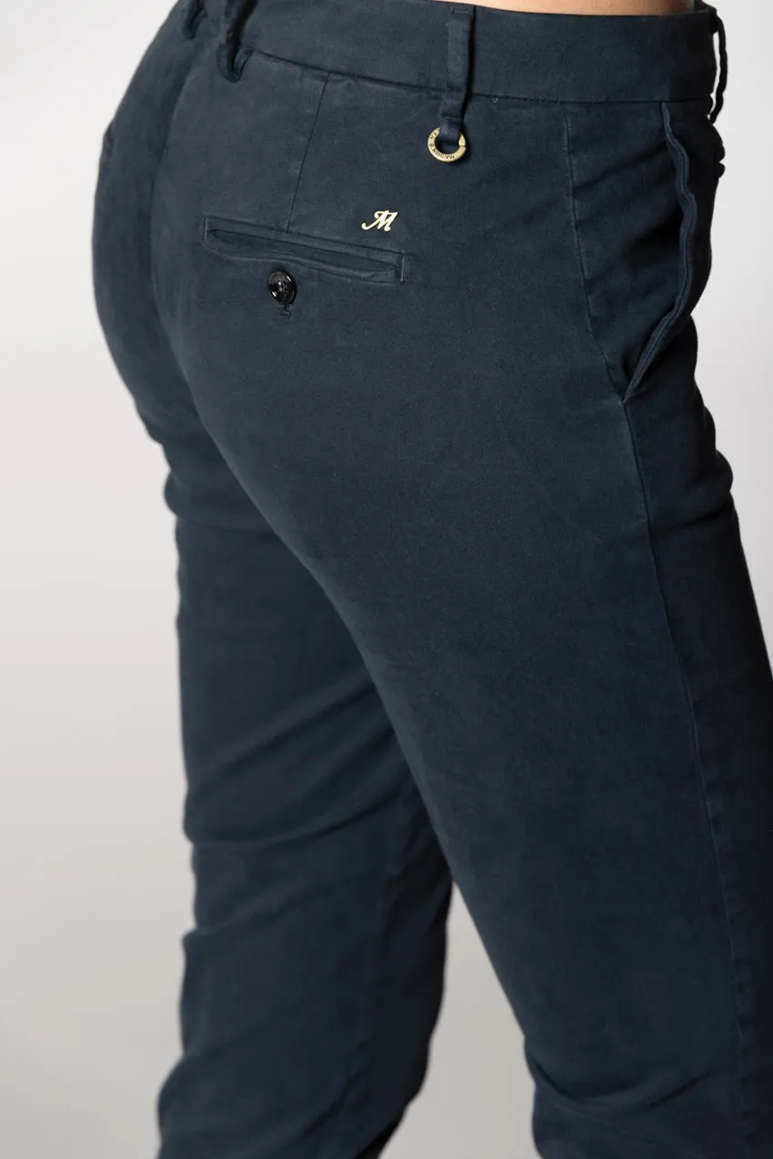 New York Slim women’s chino trousers in satin bistretch slim fit sold by Mason's product image thumbnail 2