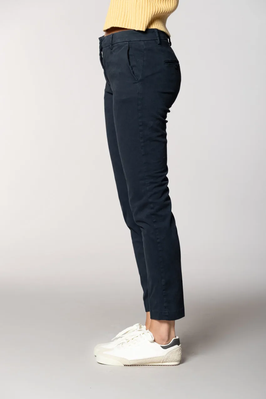 New York Slim women’s chino trousers in satin bistretch slim fit sold by Mason's product image thumbnail 4
