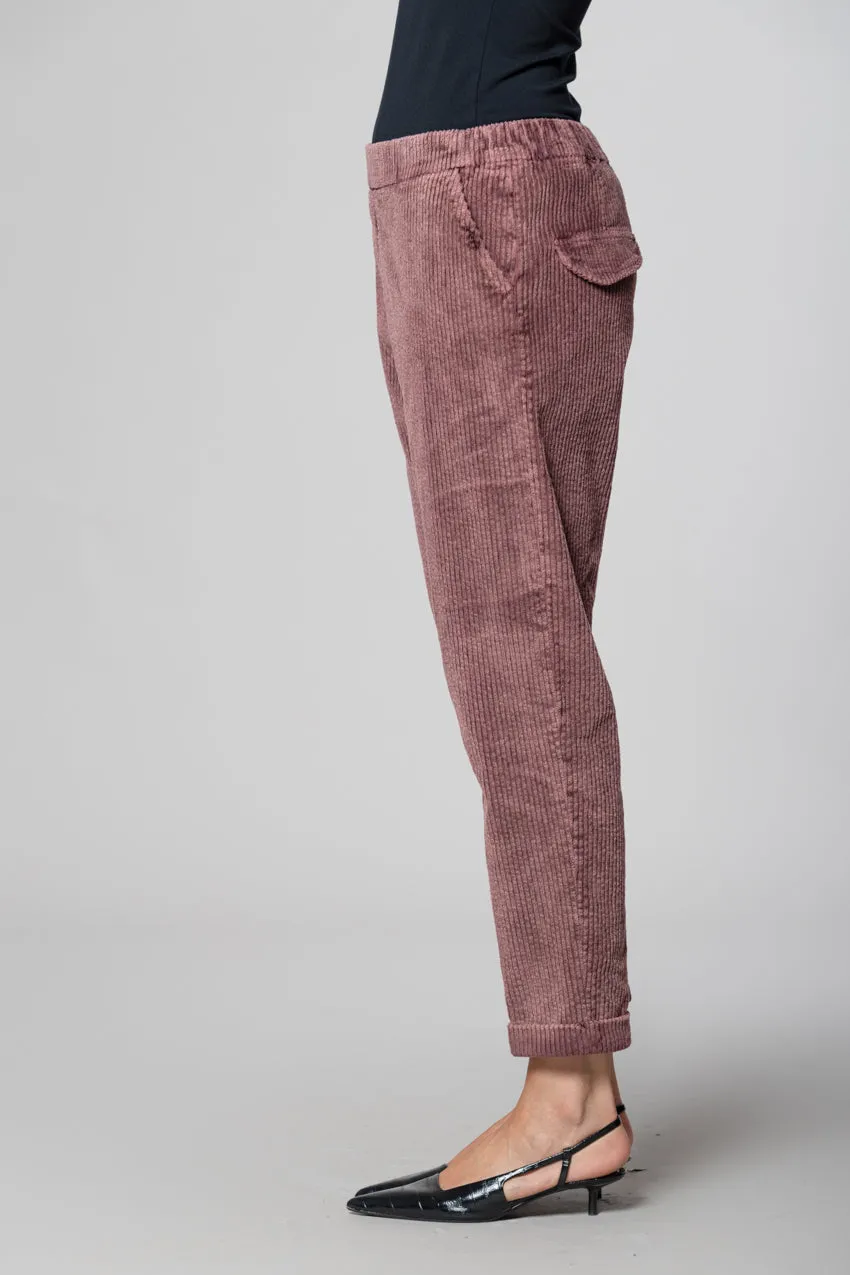 Malibu Jogger City women’s chino trousers in corduroy relaxed fit sold by Mason's product image thumbnail 4