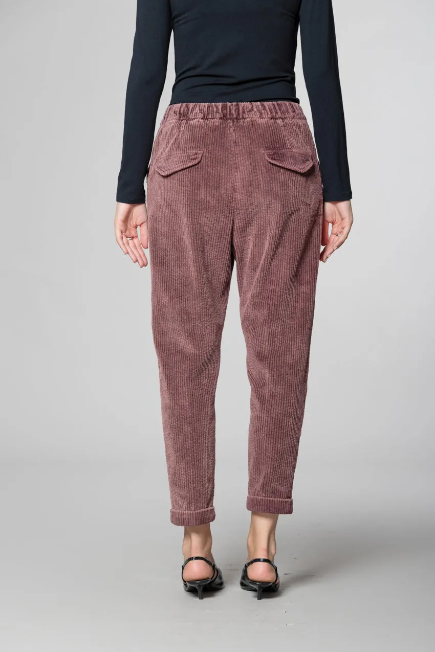 Malibu Jogger City women’s chino trousers in corduroy relaxed fit sold by Mason's product image thumbnail 5