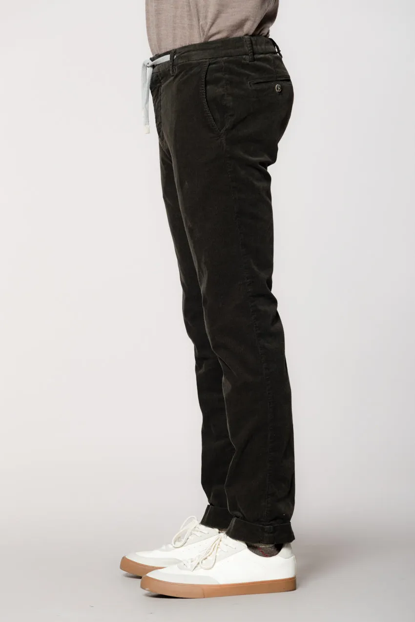 New York String men's chino jogger in 1500 rib velvet regular fit sold by Mason's product image thumbnail 4
