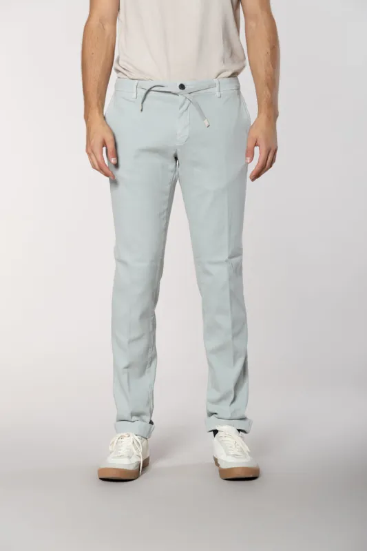 New York String men's chino jogger in cotton cashmere regular fit sold by Mason's
