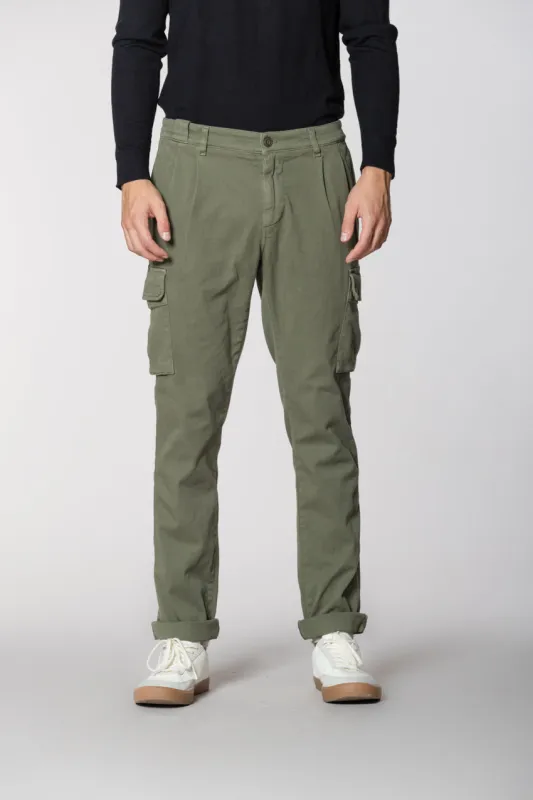 Chile 2 Pinces men’s cargo pants in wool regular fit sold by Mason's