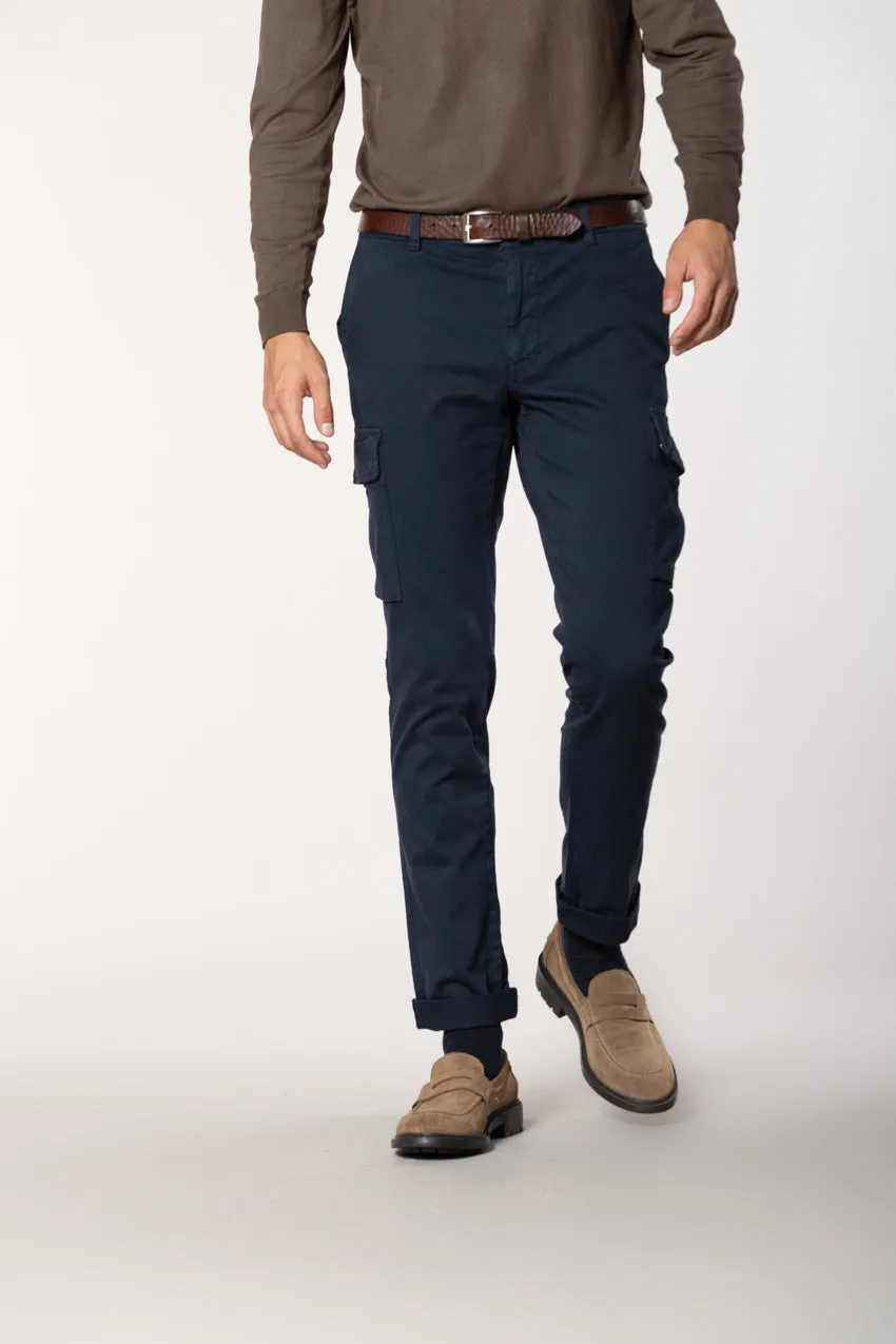 Chile men’s cargo pants in gabardine stretch regular fit sold by Mason's product image thumbnail 3