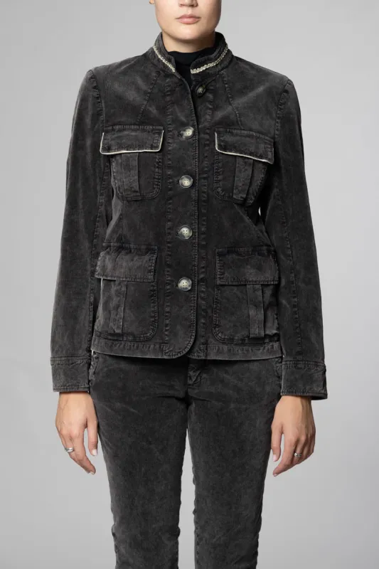 Karen women’s jacket in 1000-wale corduroy sold by Mason's