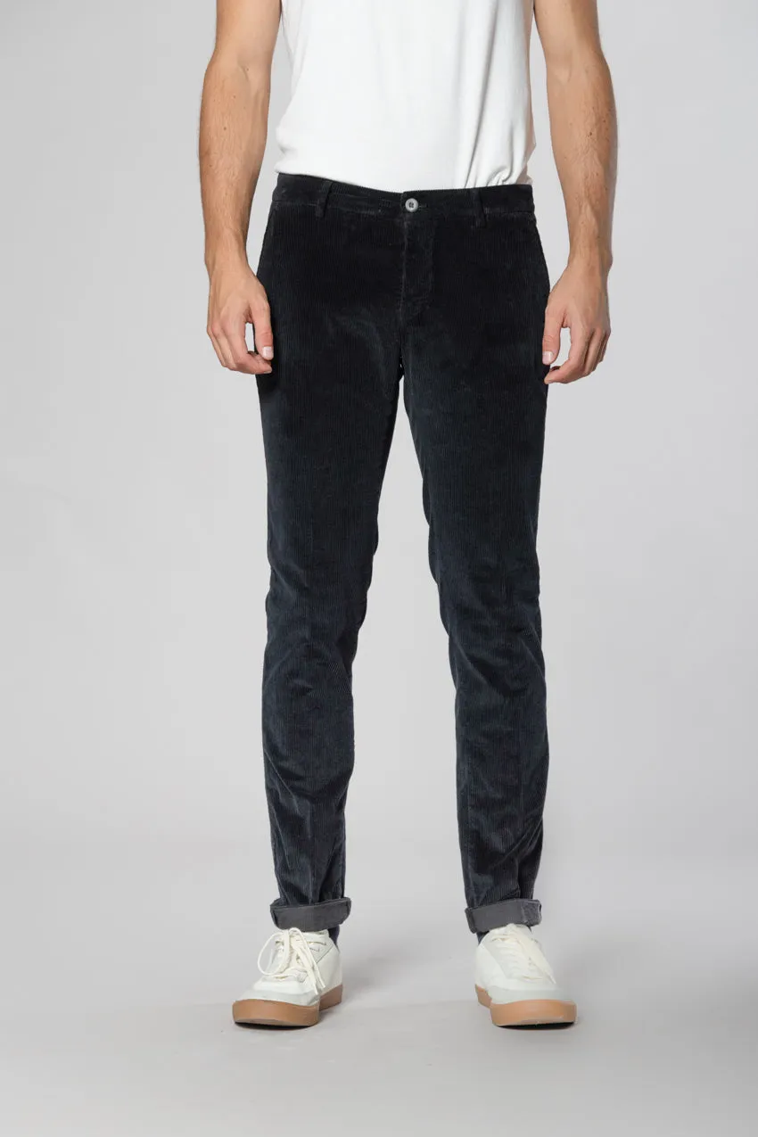 Milano men's chino pants in 500 wale corduroy extra slim fit sold by Mason's