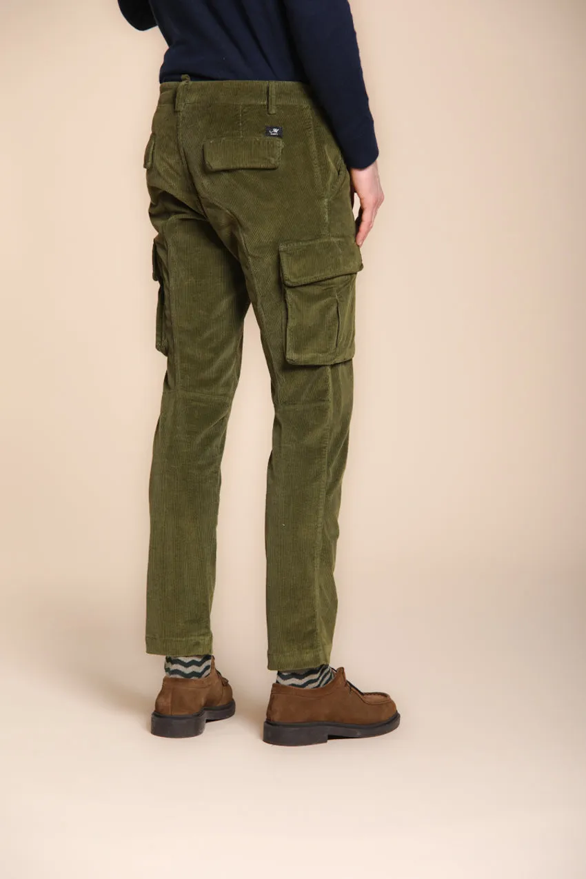 Chile men's cargo trousers in 500-wale corduroy extra slim fit ① sold by Mason's product image thumbnail 5