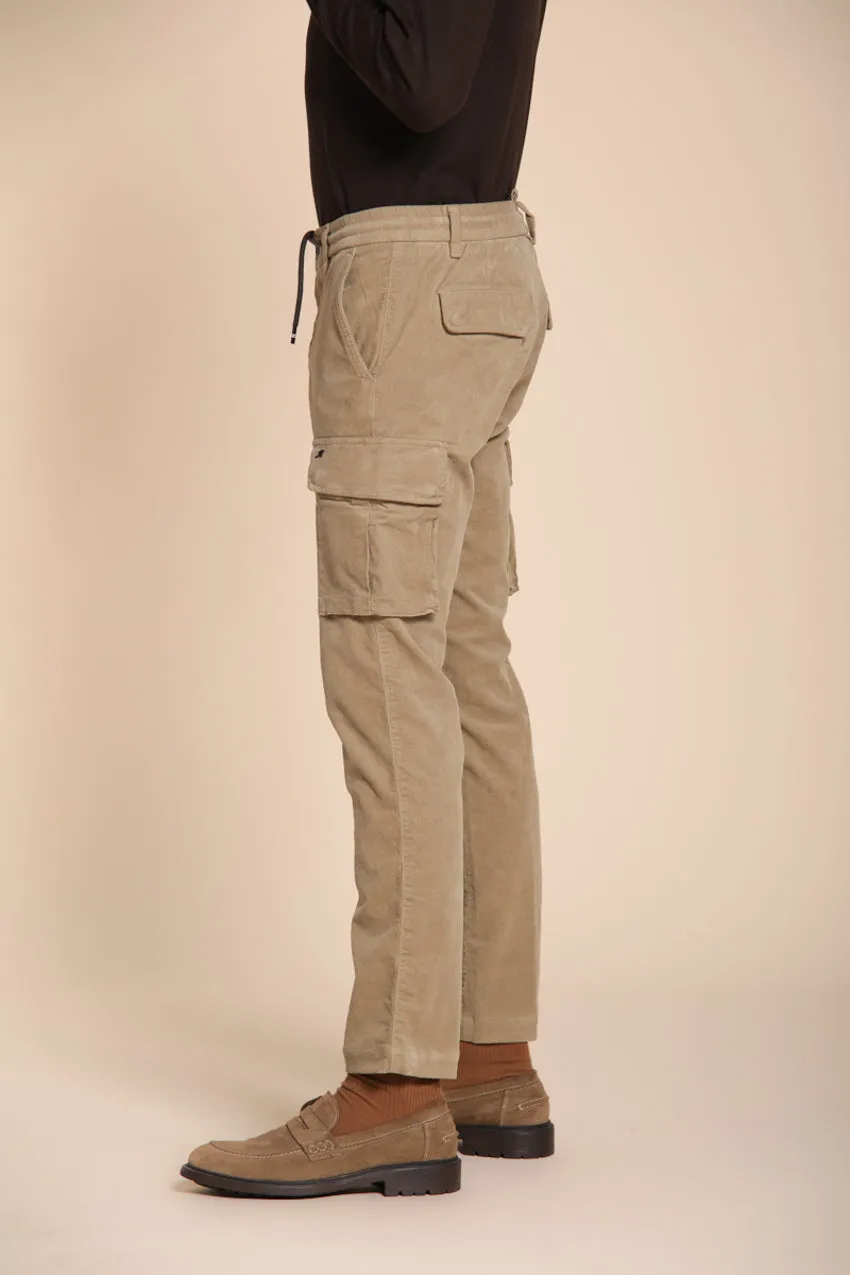 Chile Jogger men's cargo trousers in 1500-wale corduroy extra slim fit sold by Mason's product image thumbnail 3