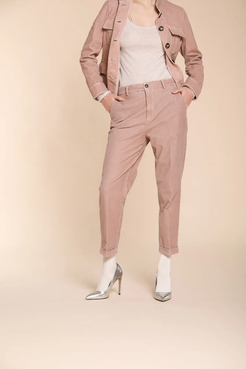 New York Cozy women’s chino pants in 1000 wale corduroy carrot fit sold by Mason's product image thumbnail 3