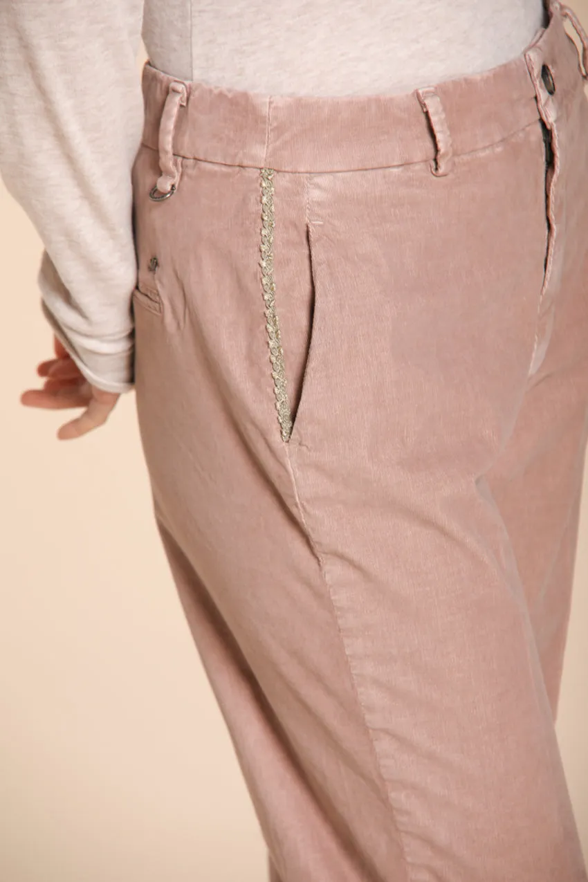 New York Cozy women’s chino pants in 1000 wale corduroy carrot fit sold by Mason's product image thumbnail 2