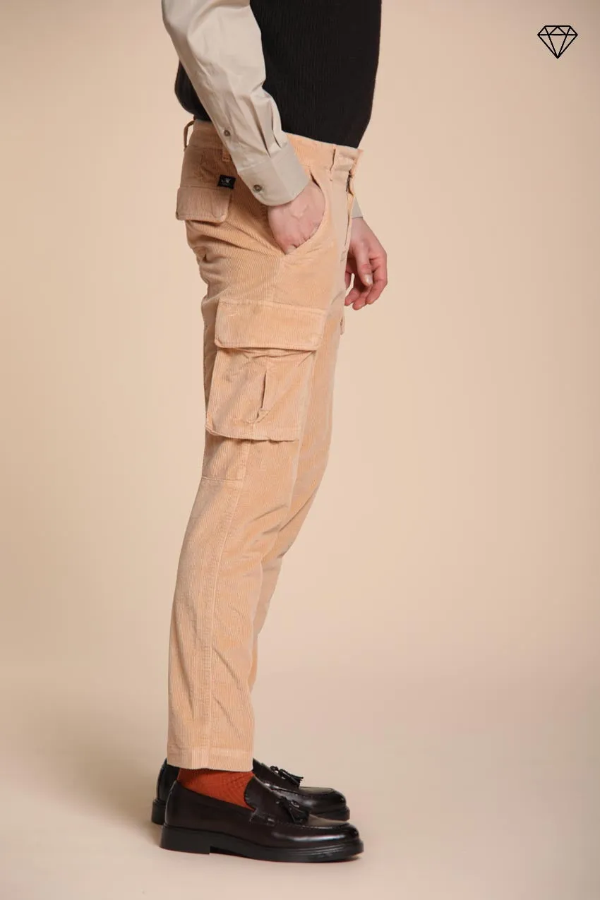 Chile men's cargo trousers in 500-wale corduroy extra slim fit ① sold by Mason's product image thumbnail 4