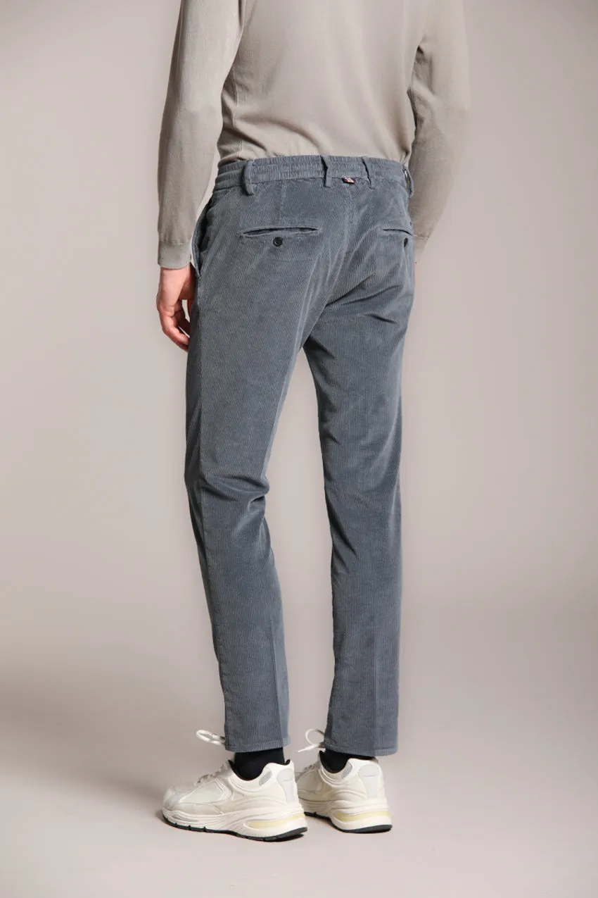 Milano Jogger men's chino pants in 500 wale corduroy extra slim fit sold by Mason's product image thumbnail 4